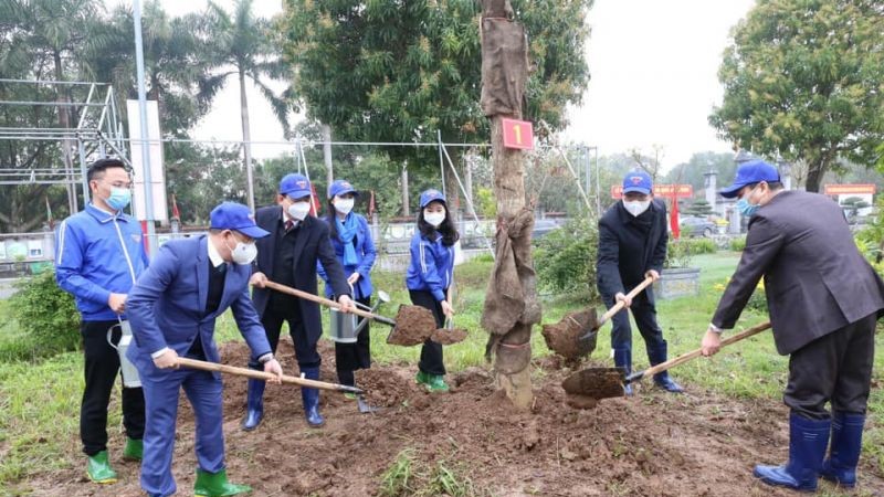 Thành đoàn Hà Nội phát động Tết trồng cây "Tuổi trẻ Thủ đô đời đời nhớ ơn Bác Hồ"
