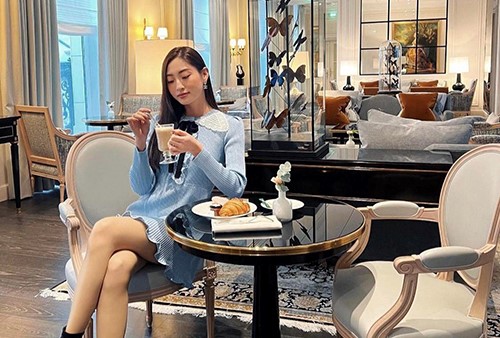 Đến Paris dự fashion week, Lương Thùy Linh tiết lộ tiền phòng khách sạn gần nửa tỉ