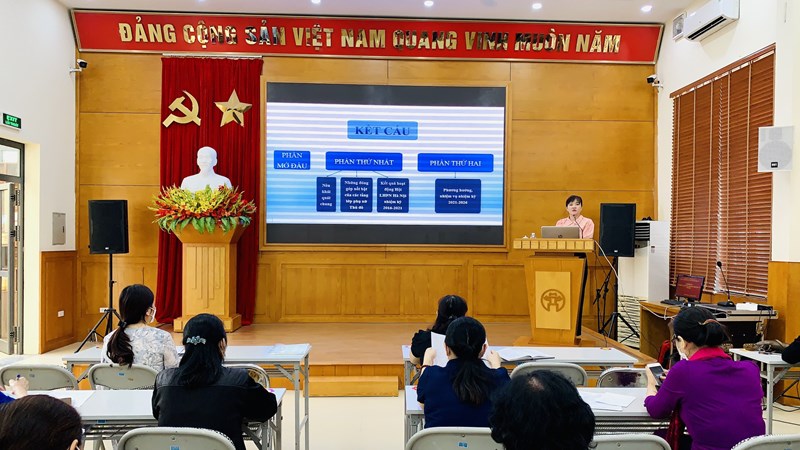 Hội LHPN quận Thanh Xuân: Tập huấn nghiệp vụ công tác Hội năm 2022