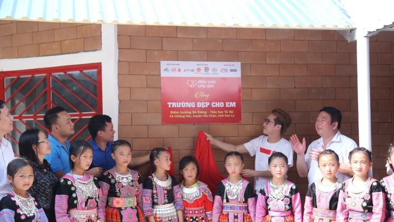 Trường đẹp đến với học sinh dân tộc thiểu số tỉnh Sơn La